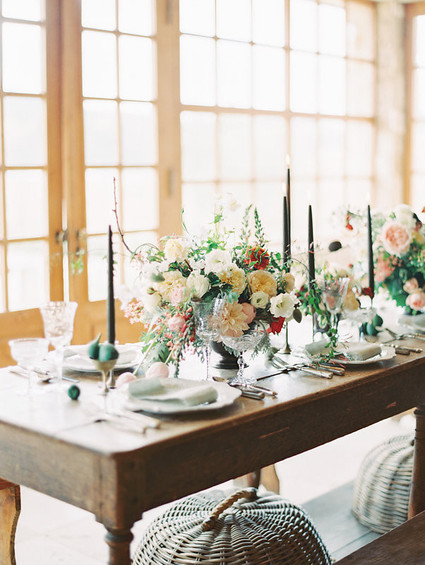 Wedding tablescape