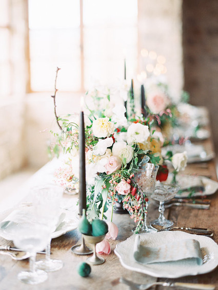 Wedding tablescape