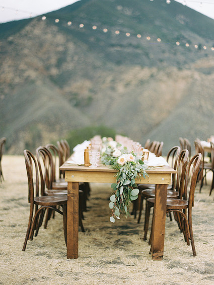 Rustic tablescape