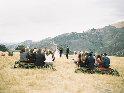 Figueroa Farmhouse wedding ceremony