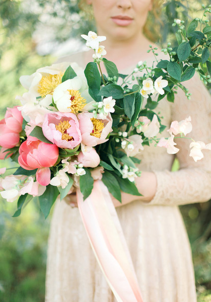 Summer bridal bouquet