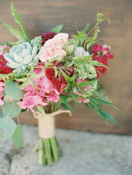 Summer bridal bouquet