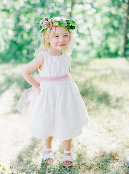 Flower girl portrait