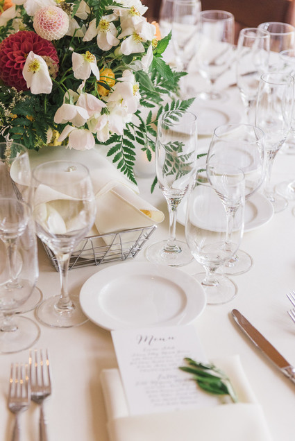 Wedding tablescape