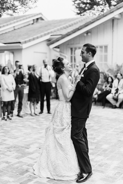 First dance portrait