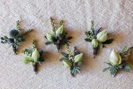 Groomsmen boutonnières Inspiration