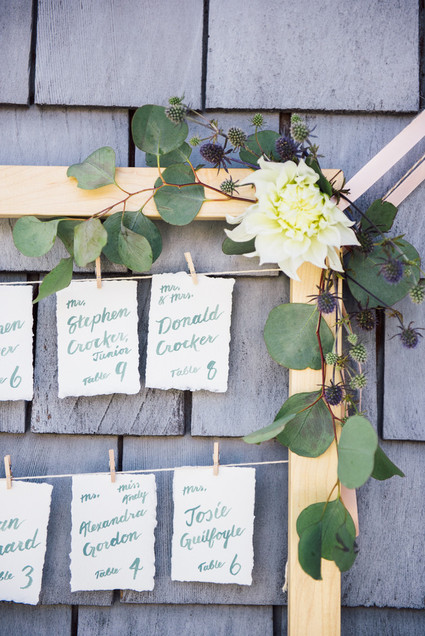 Escort card display Inspiration