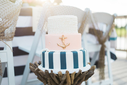 Nautical wedding cake