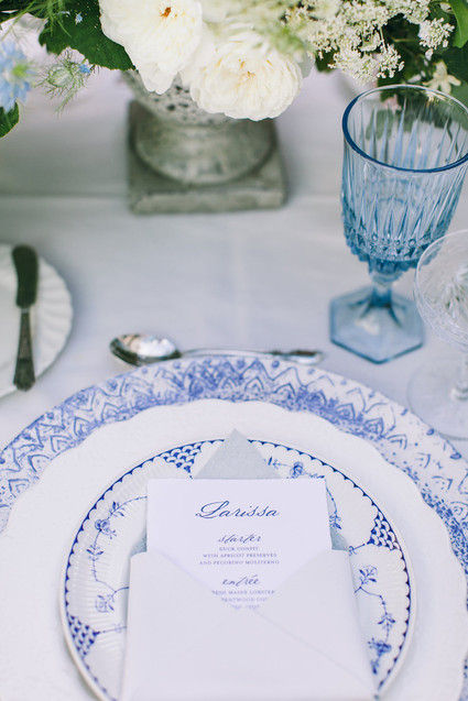 Vintage place setting