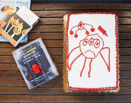 custom kids drawing cake