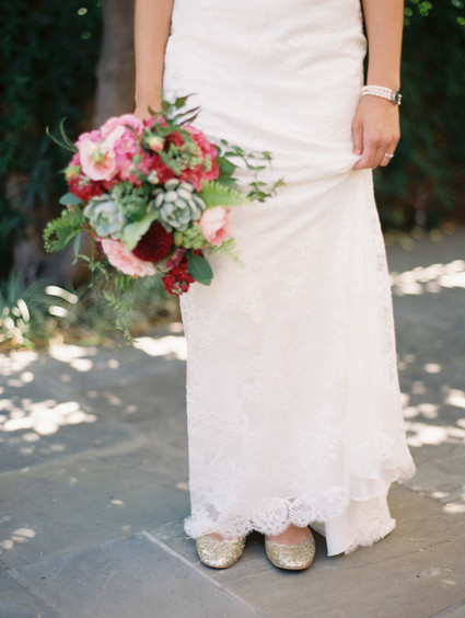 Red and pink bouquet