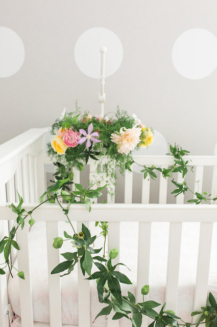 floral decorated nursery Inspiration