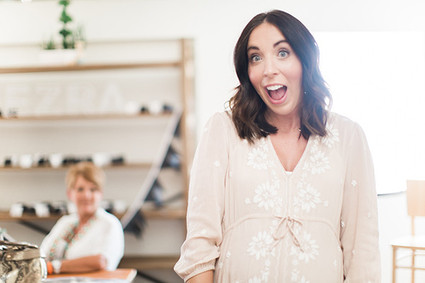 black and white baby shower