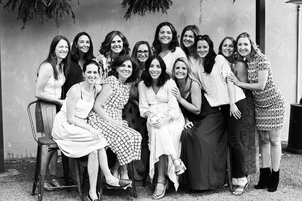 black and white baby shower