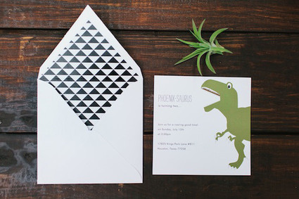 dinosaur invites