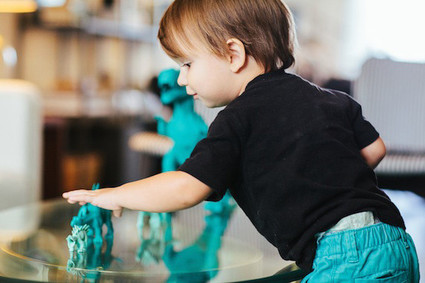 Modern dinosaur birthday party