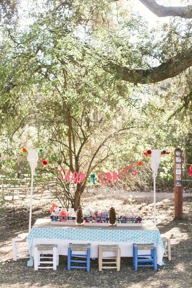 Summer Camp first birthday Inspiration