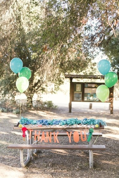 Summer Camp first birthday Inspiration