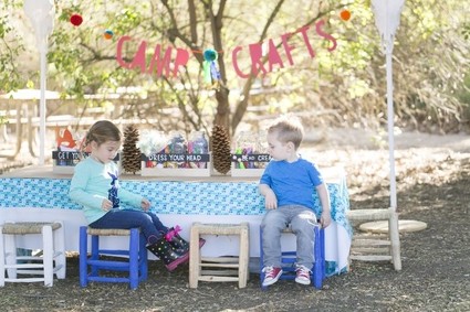 Summer Camp first birthday Inspiration