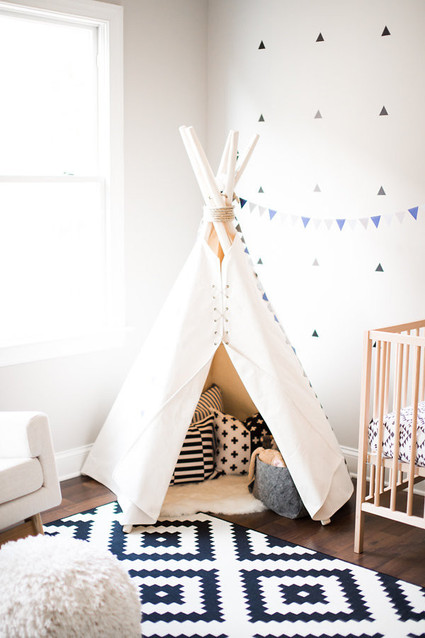 black and white boys nursery