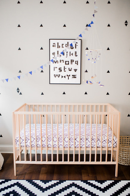 black and white boys nursery