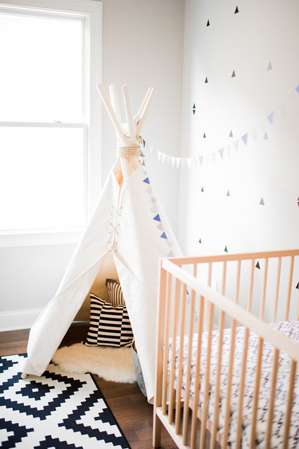 black and white boys nursery