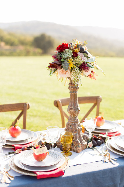 Fall wedding florals