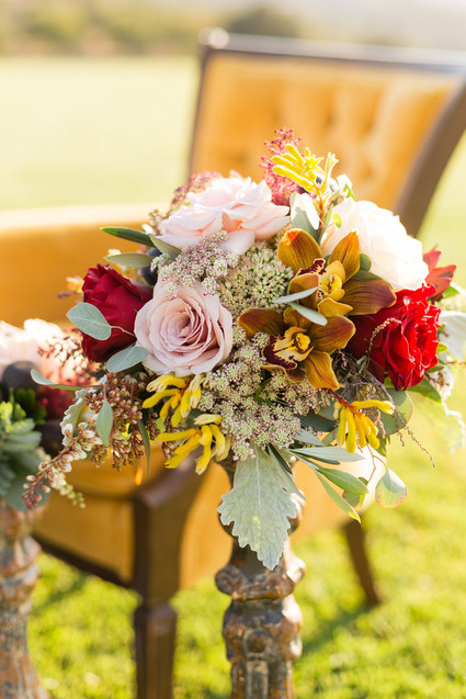 Fall wedding florals