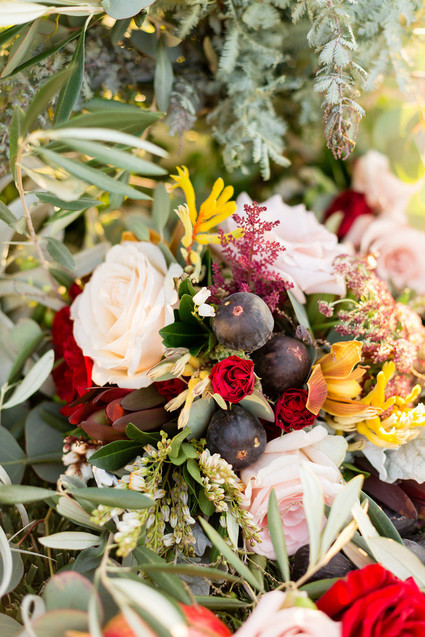 Fall wedding florals
