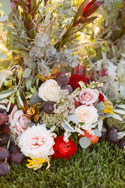 Fall wedding florals