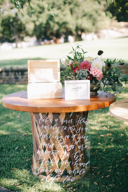 Wedding signage