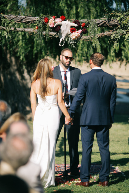Saddle Rock Ranch wedding ceremony Inspiration