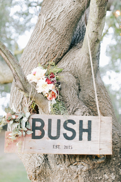 Wedding signage