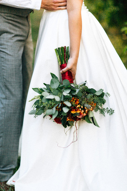 Fall bridal bouquet