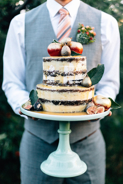Fall wedding cake