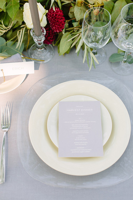 Place setting Inspiration