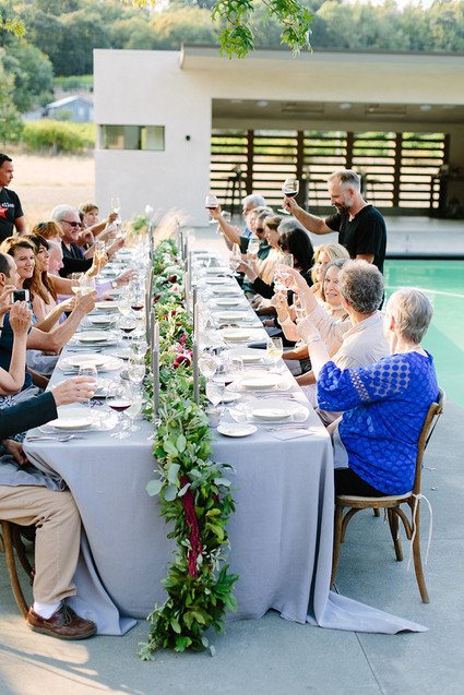 Harvest dinner party