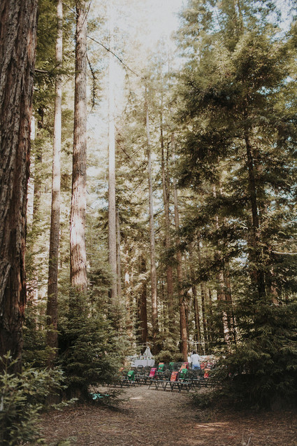 Northern California camp wedding