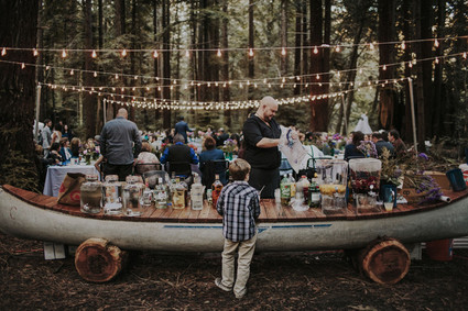 Rustic outdoor wedding
