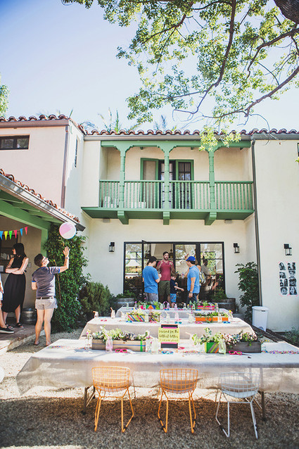 neon pool party for kids