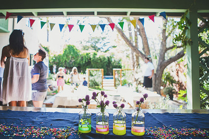 neon pool party for kids