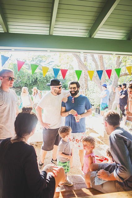 neon pool party for kids