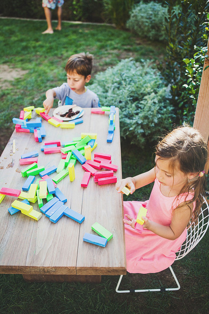 neon pool party for kids