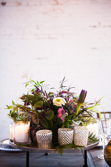 Industrial modern winter wedding inspiration