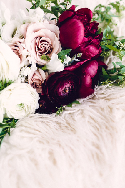 Winter bridal bouquet