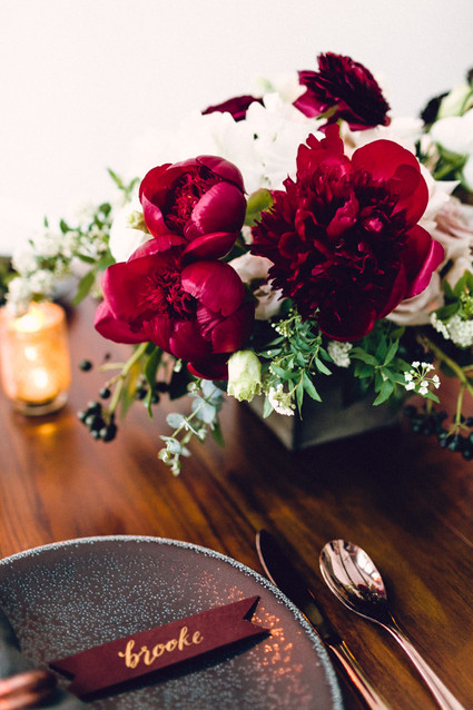 Cozy winter wedding inspirations
