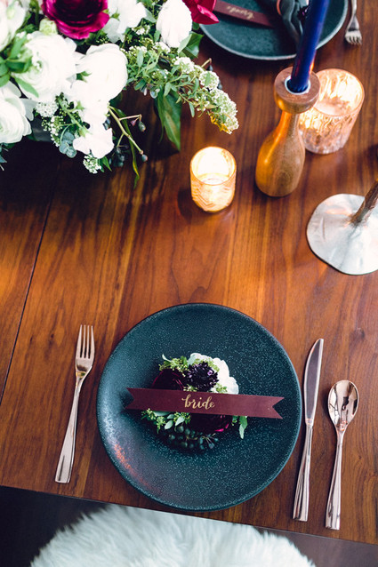 Cozy winter wedding inspirations