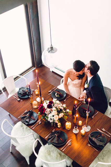 Cozy winter wedding inspirations