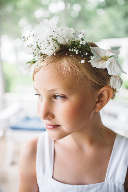 Flower girl portrait