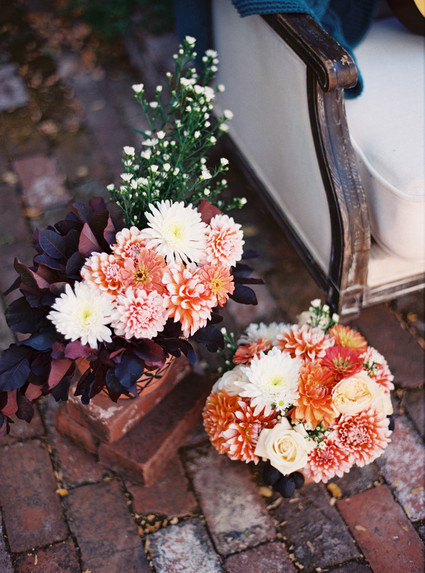 Fall wedding florals